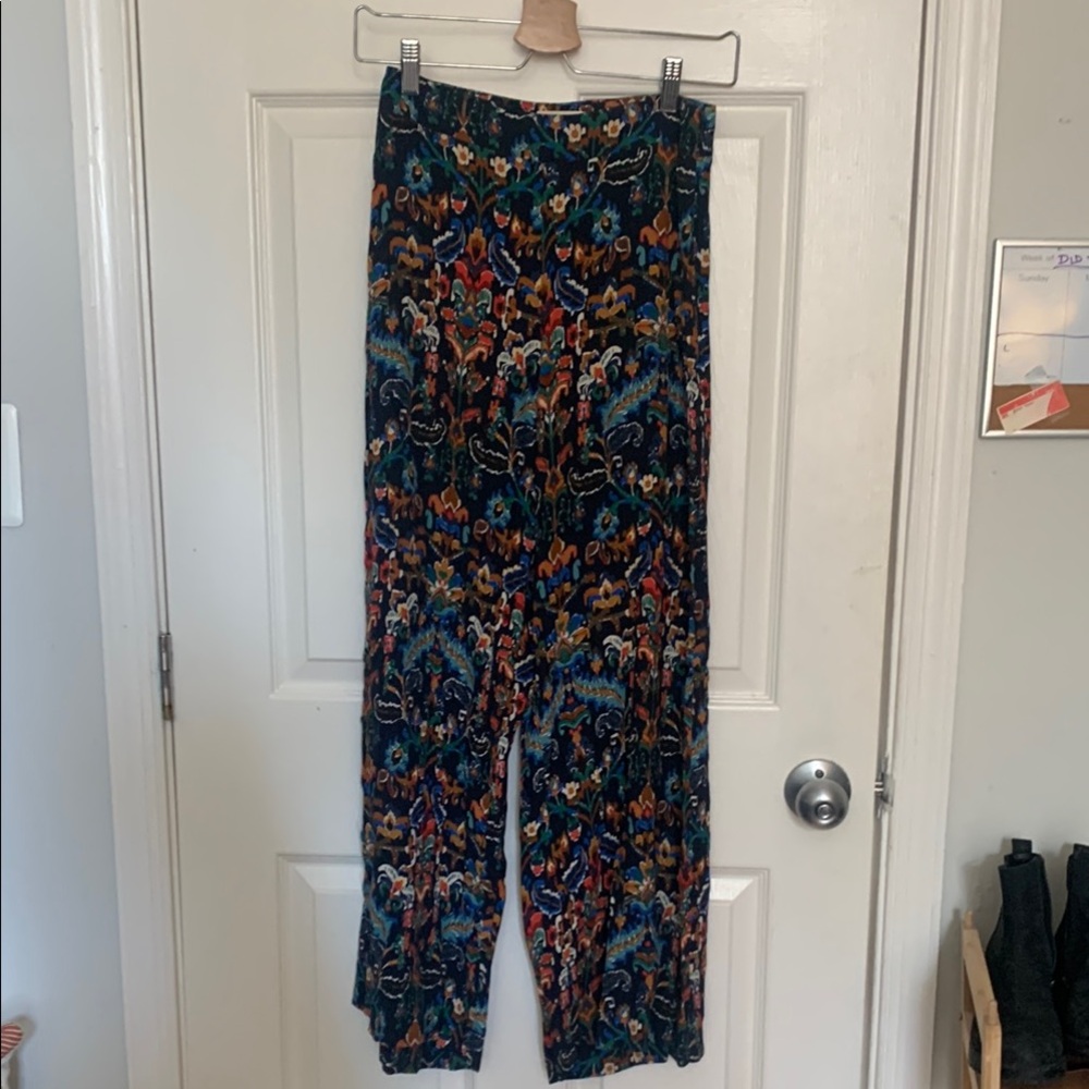 Sezane Multicolor Wide Leg Pants